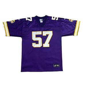 Vintage Puma Dwayne Rudd Minnesota Vikings NFL Jersey #57 Size L